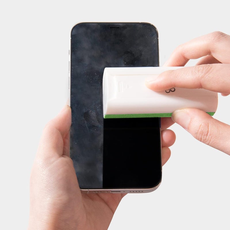 CLICK CLEAN Touchscreen Mist Cleaner, Screen Cleaner, All in One Screen Cleaner Spray with Microfiber and Phone Stand for All Phones, Laptop and Tablet Screens (Green) - Image 1